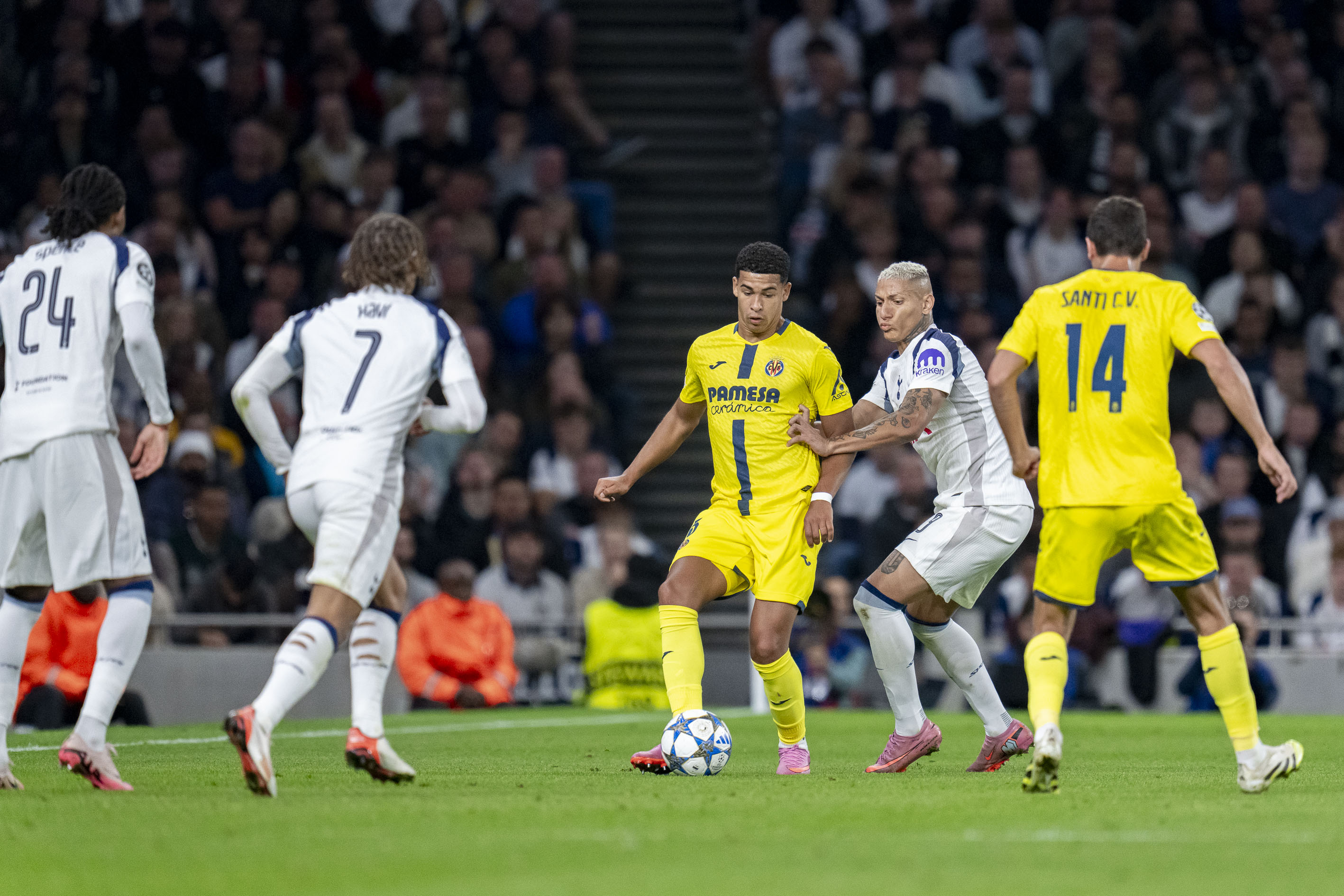 Villarreal CF player on the ball
